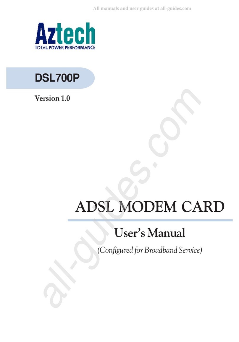 Aztech DSL700P user manual