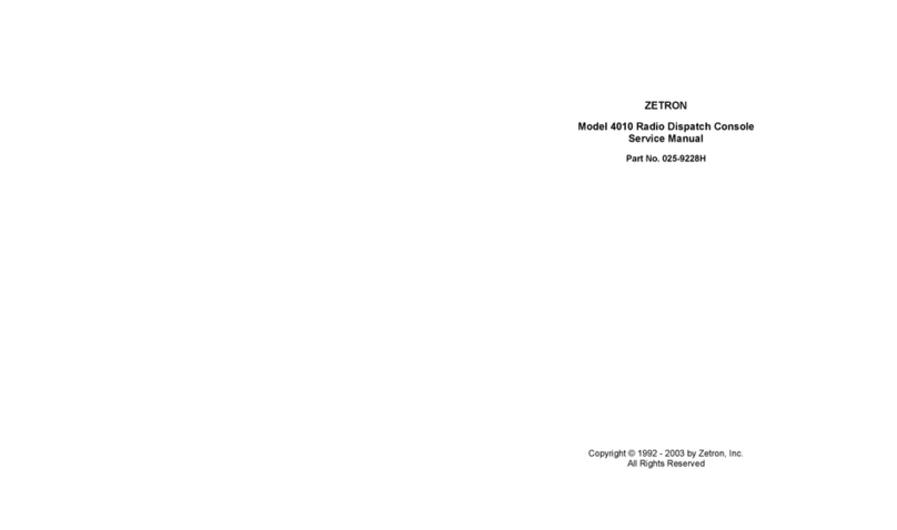 ZETRON 4010 Service manual