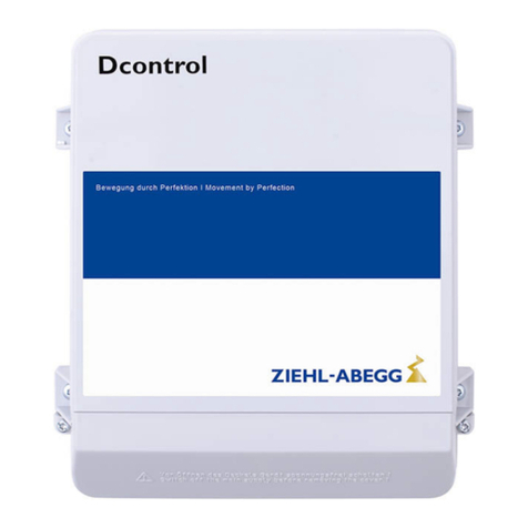 ZIEHL-ABEGG Dcontrol PKDM6 User manual