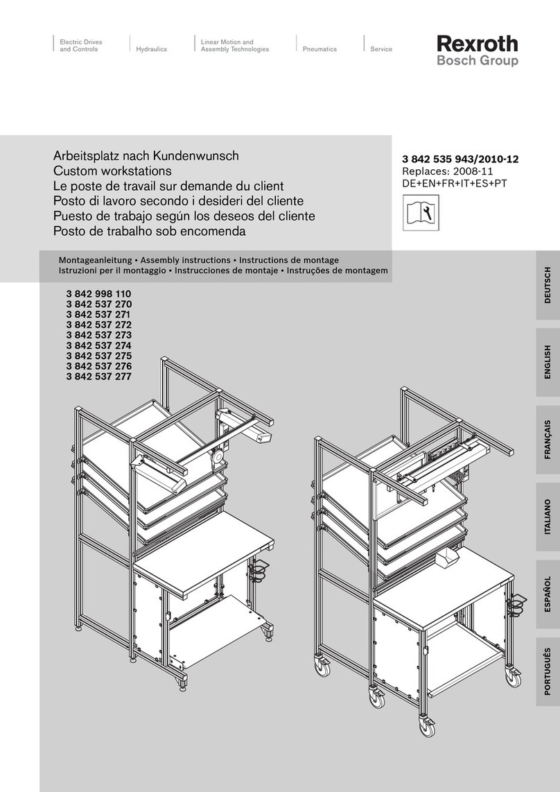 REXROTH 3 842 537 270 Assembly instructions