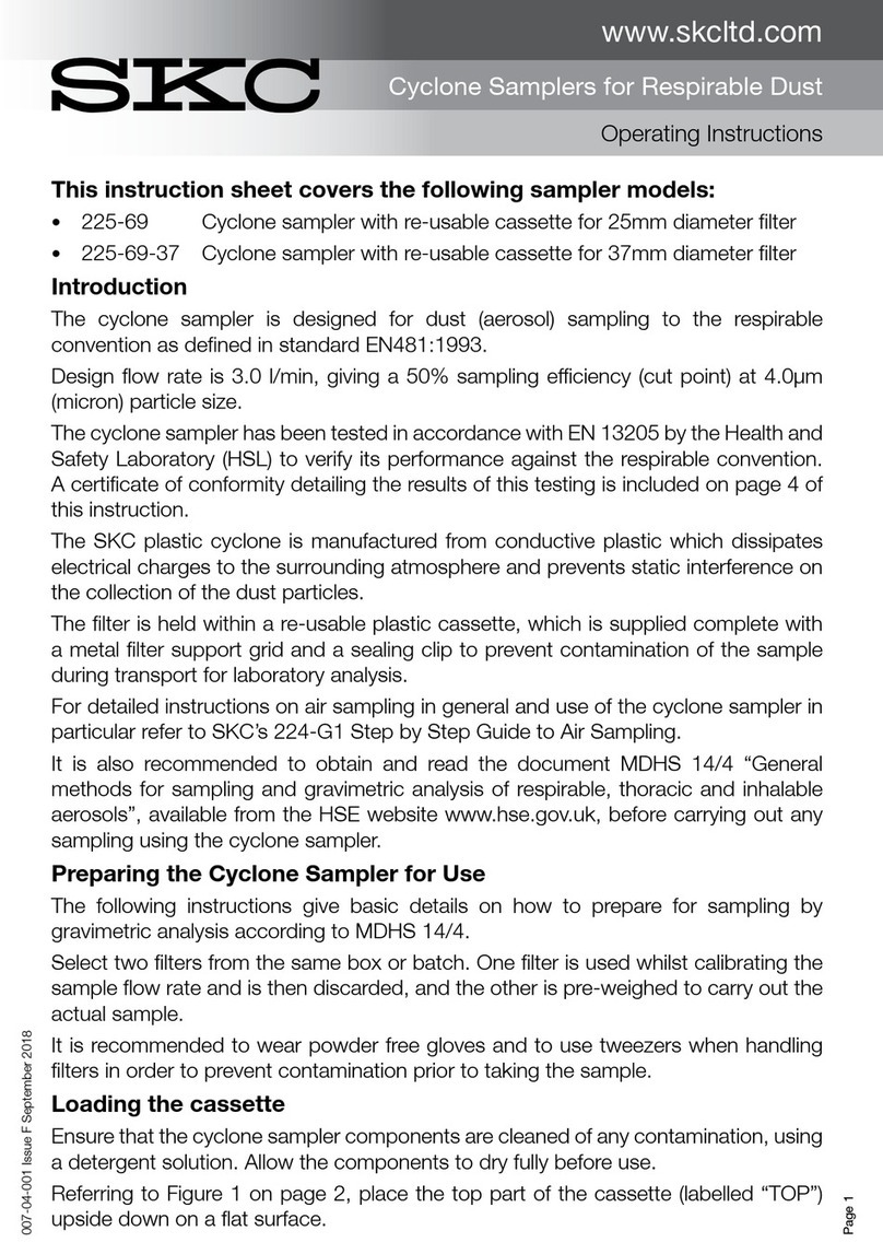 SKC 225-69 operating instructions