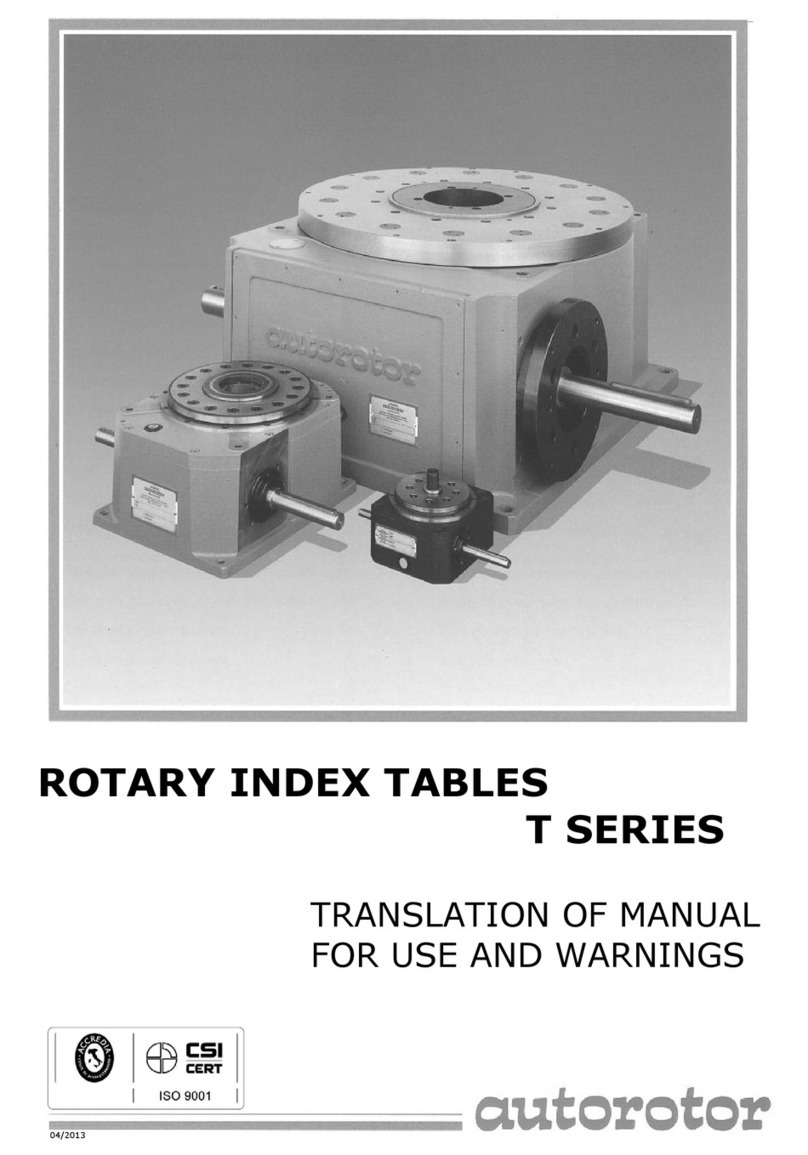 Autorotor T Series Translation of Manual for Use and Warnings Autorotor T Series Translation of Manual for Use and Warnings