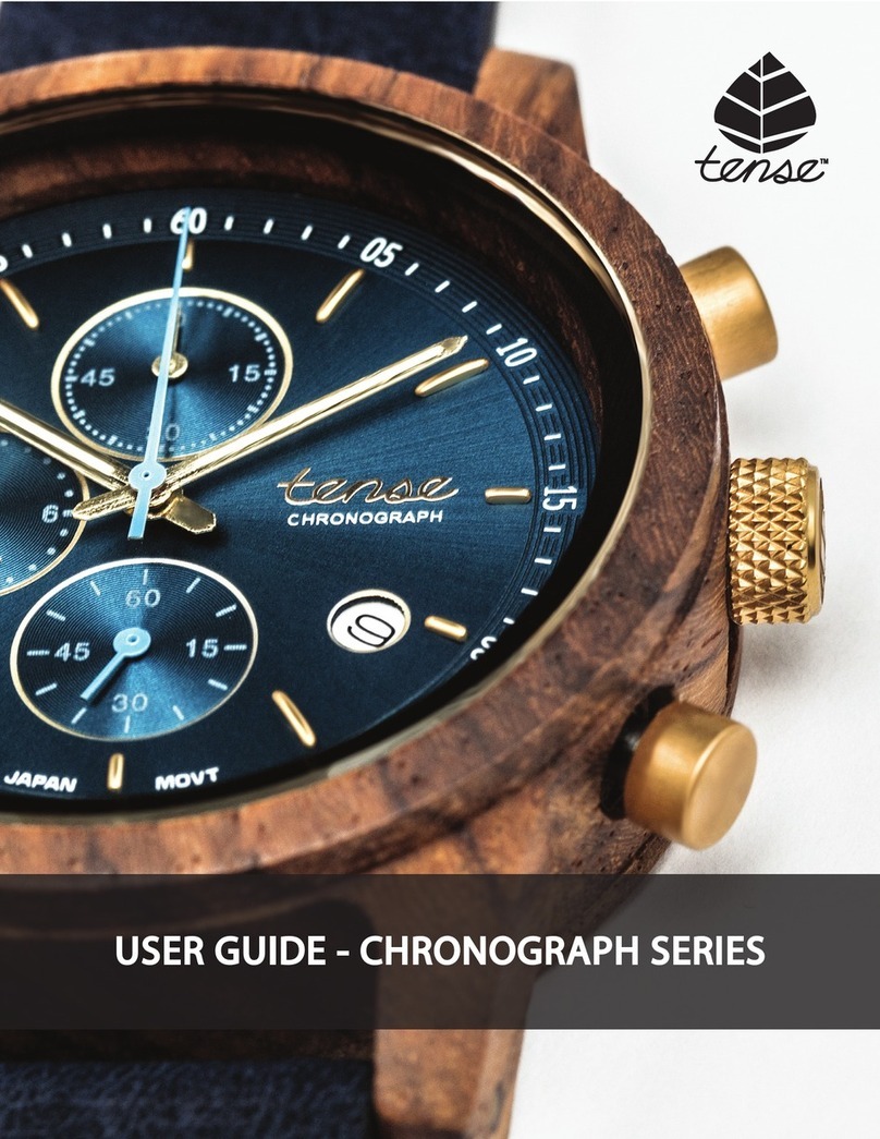 Tense CHRONOGRAPH SERIES User manual