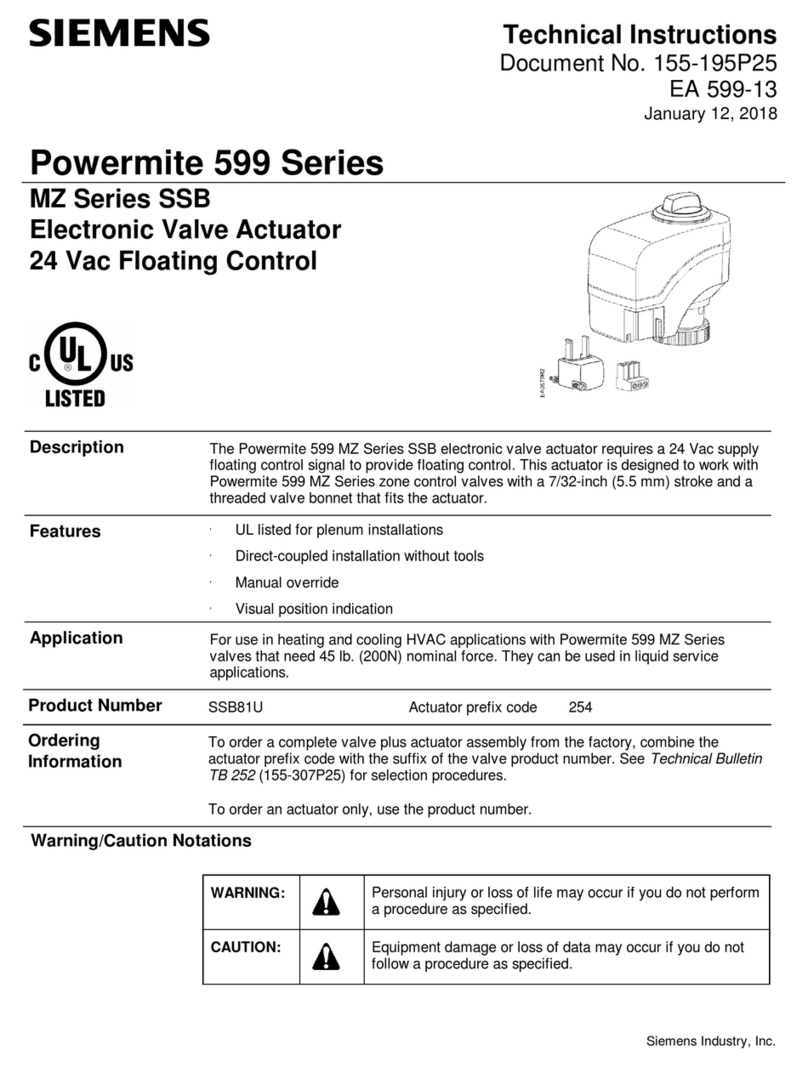 Siemens Powermite 599 Series Owner's manual