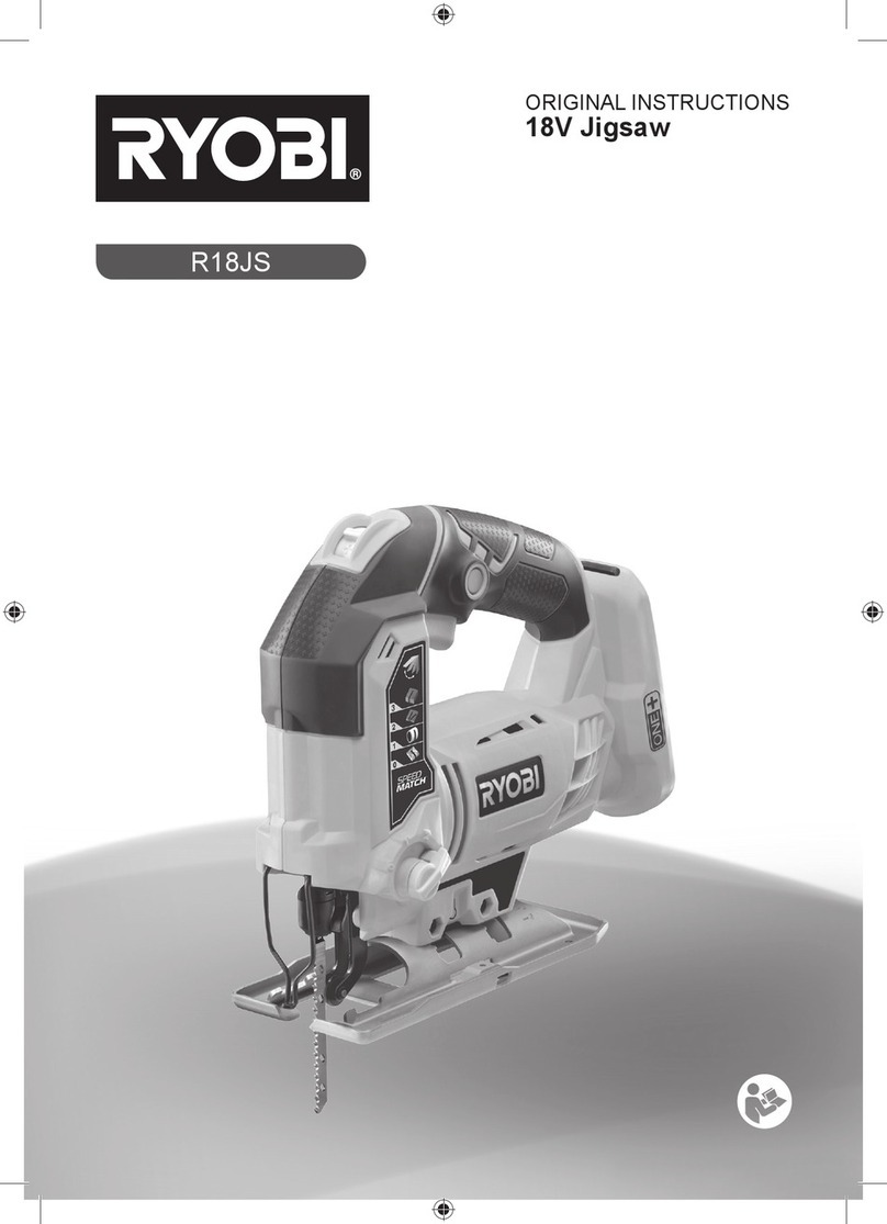 Ryobi R18JS User manual