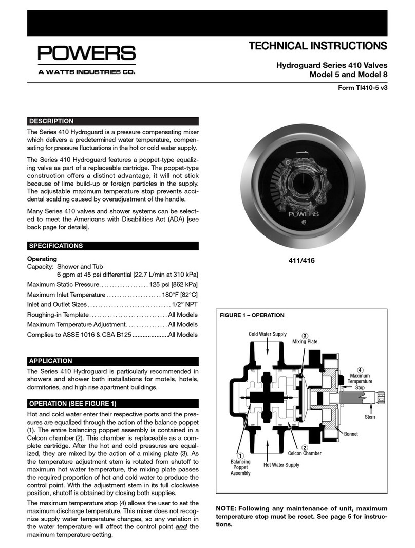 Powers Hydroguard 410 5 Owner's manual