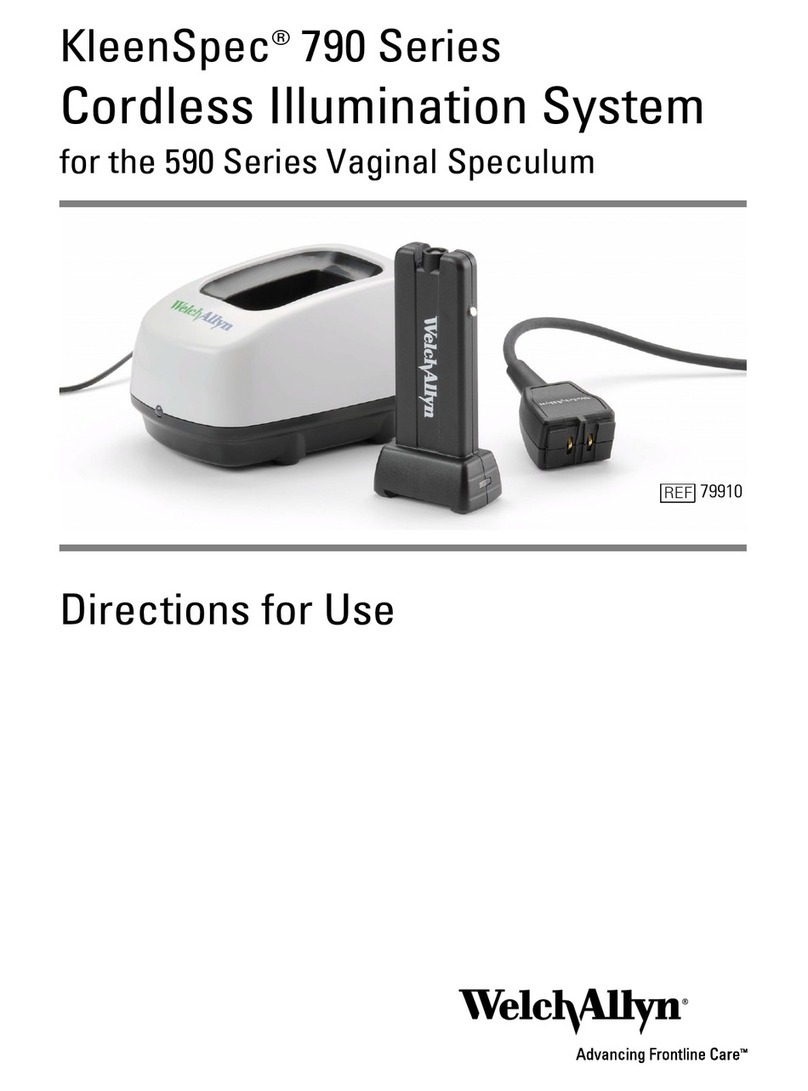 Welch Allyn KleenSpec 790 Series Directions for use
