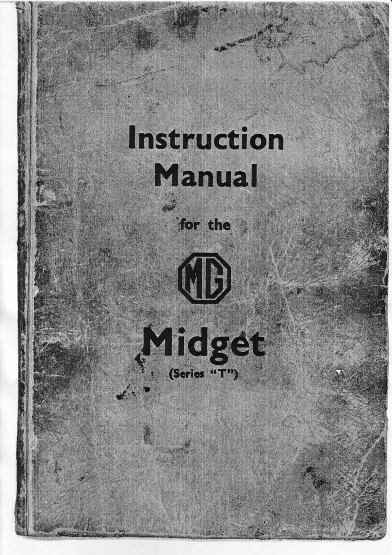 MG Midget T Series instruction manual