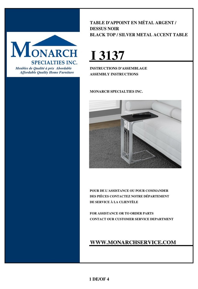 Monarch I 3137 User manual