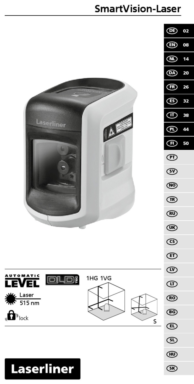LaserLiner SmartVision-Laser User manual