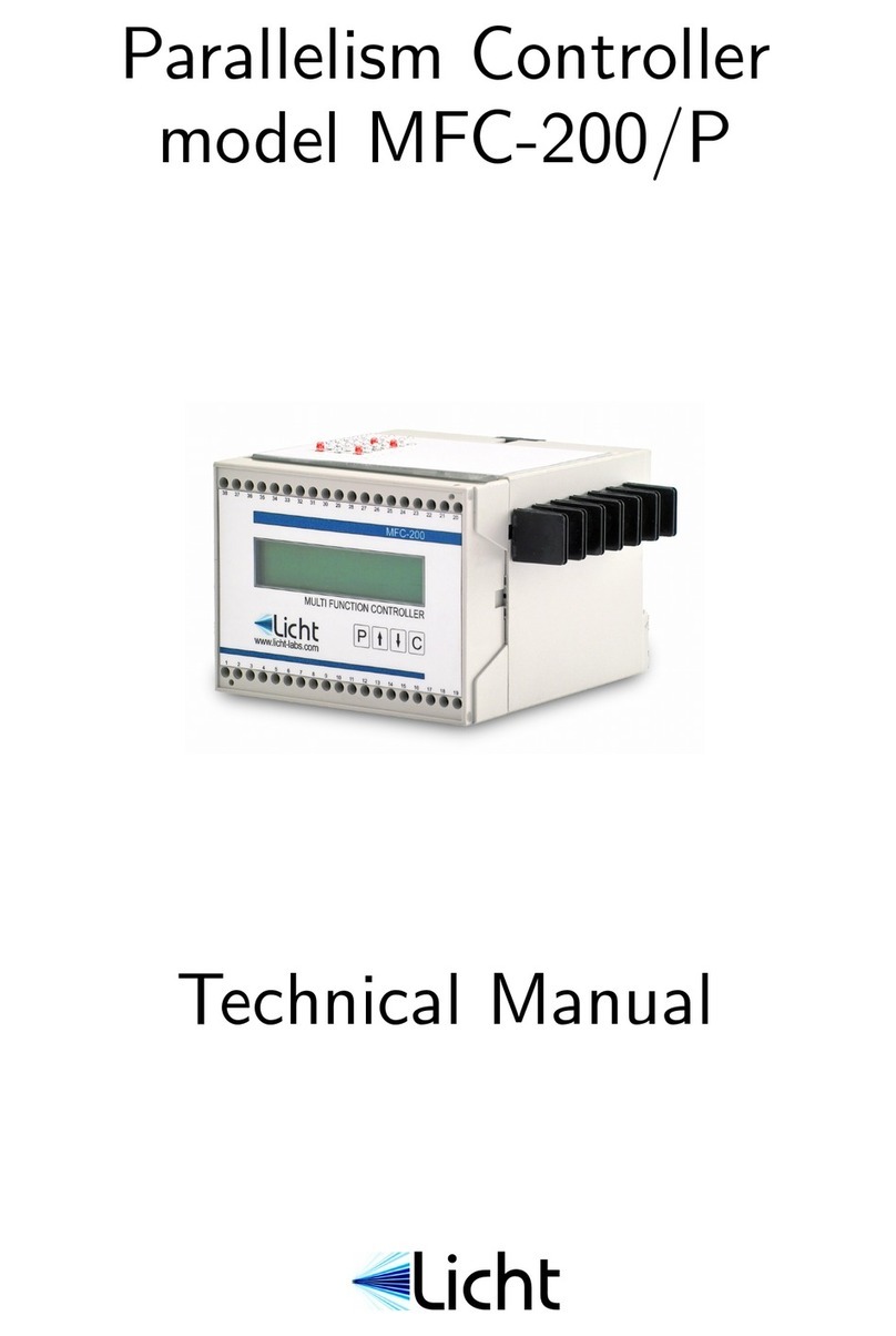 Licht MFC-200/P User manual
