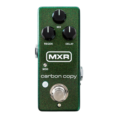 mxr M299 User manual