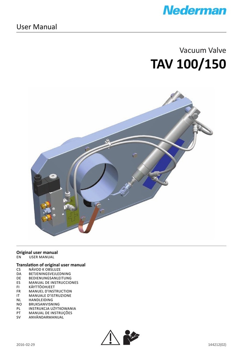 Nederman TAV 100 user manual