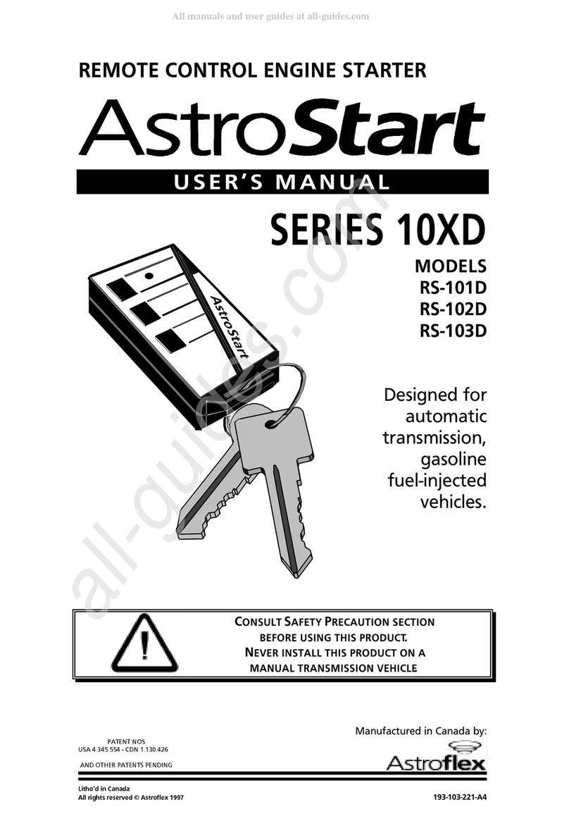 AstroStart 10XD Series User manual