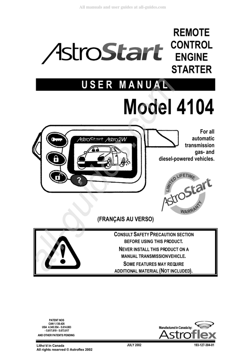 AstroStart 4104 user manual