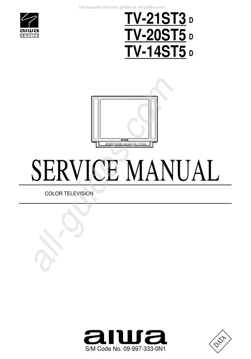Aiwa TV-21ST3 User manual