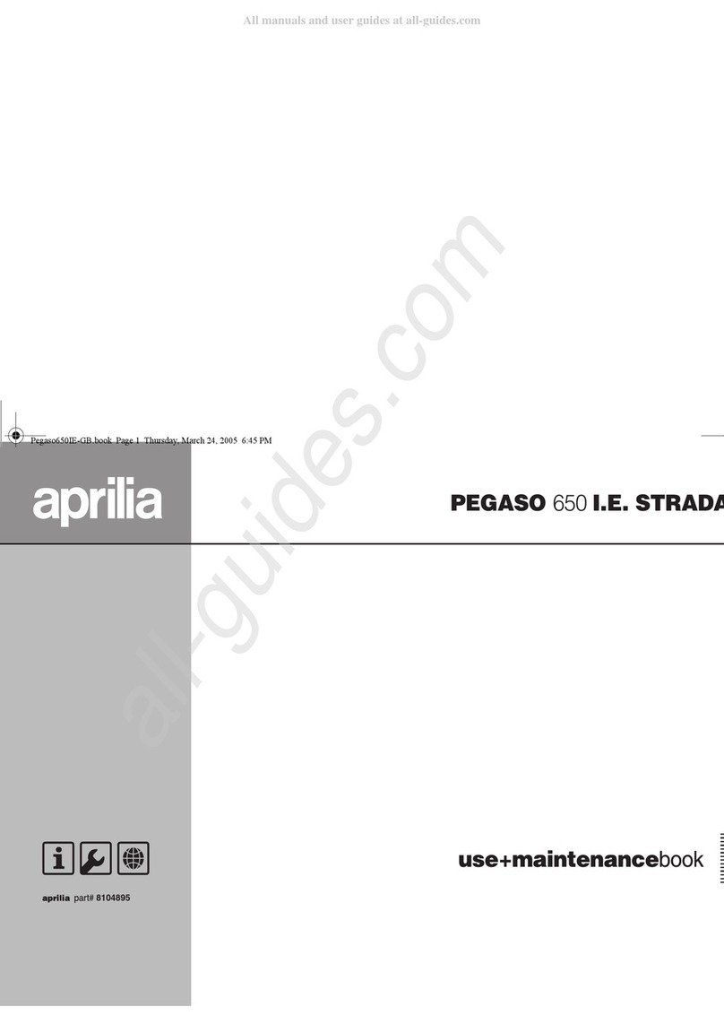 APRILIA PEGASO 650 I.E. STRADA Parts list manual