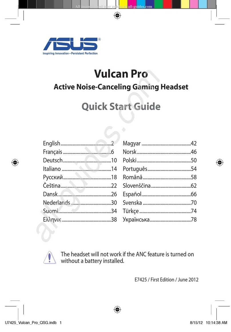 Asus Vulcan Pro quick start guide Asus Vulcan Pro quick start guide