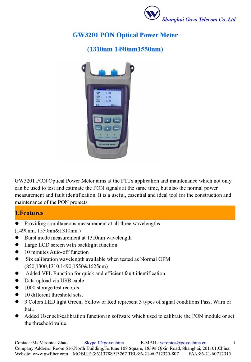 Govo Telecom GW3201 User manual