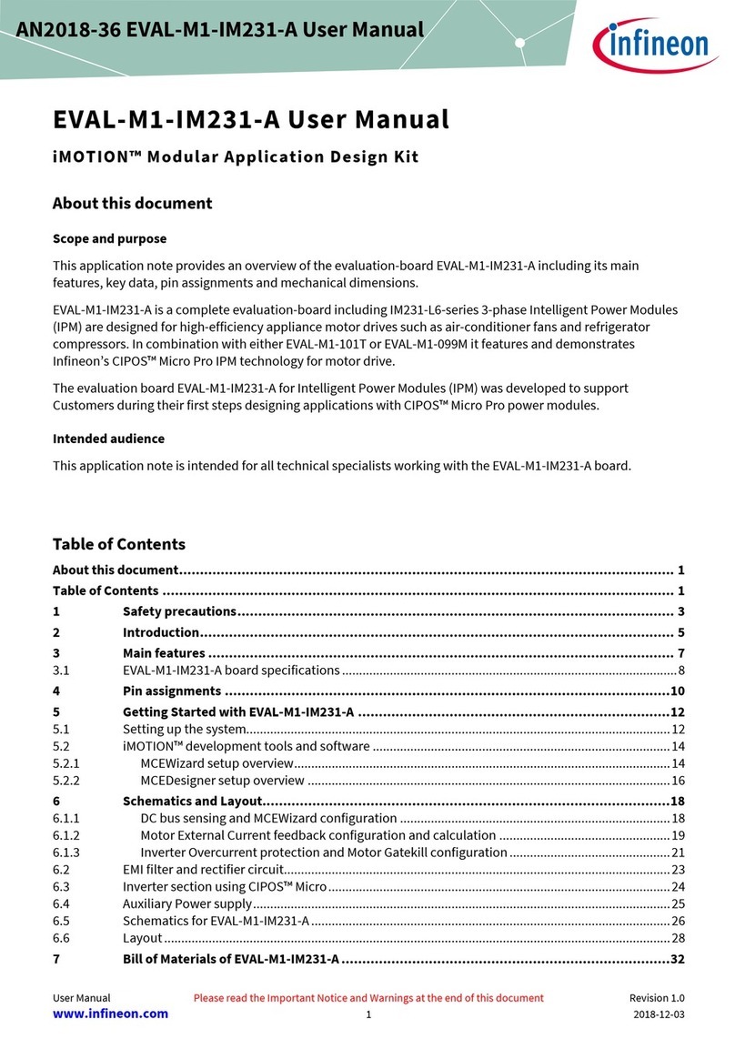 Infineon iMOTION EVAL-M1-IM231-A User manual