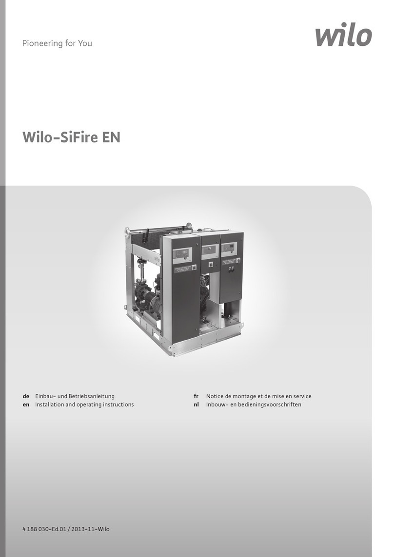 Wilo SiFire Installation and operating instructions