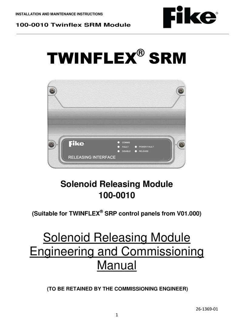 Fike TWINFLEX SRM 100-0010 User manual