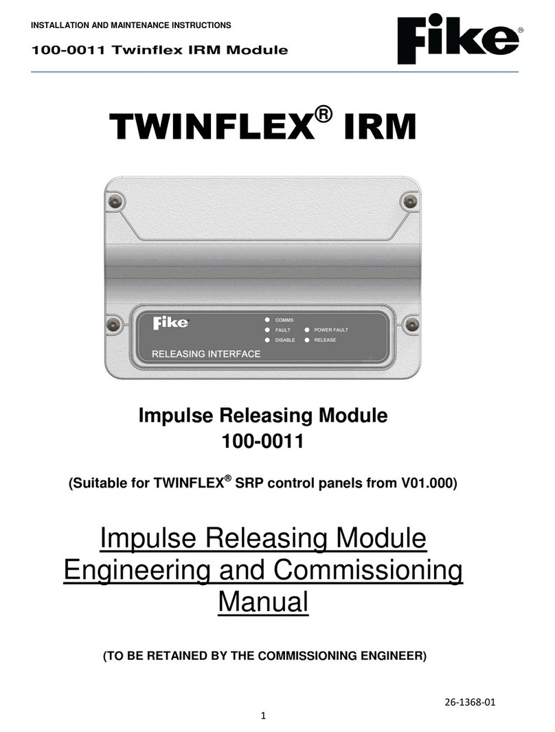 Fike TWINFLEX IRM 100-0011 User manual