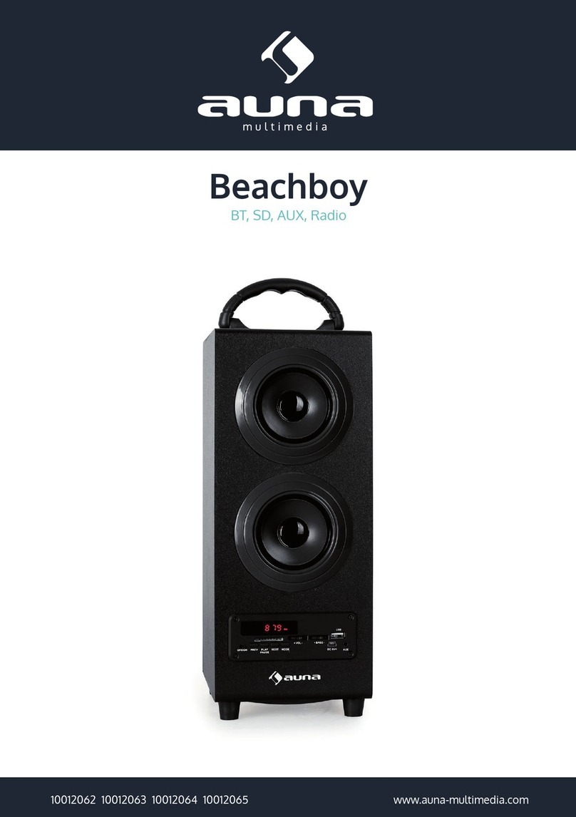 auna multimedia Beachboy 10012062 manual