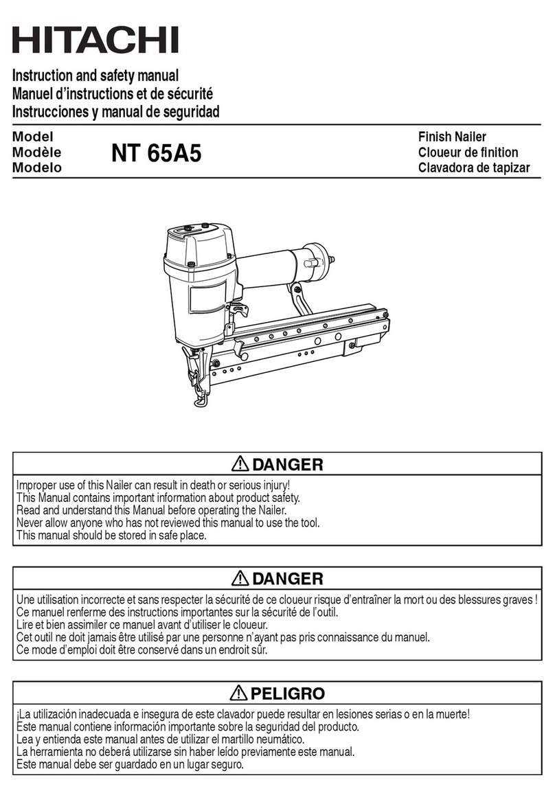 Hitachi NT 65A5 Instruction and safety manual