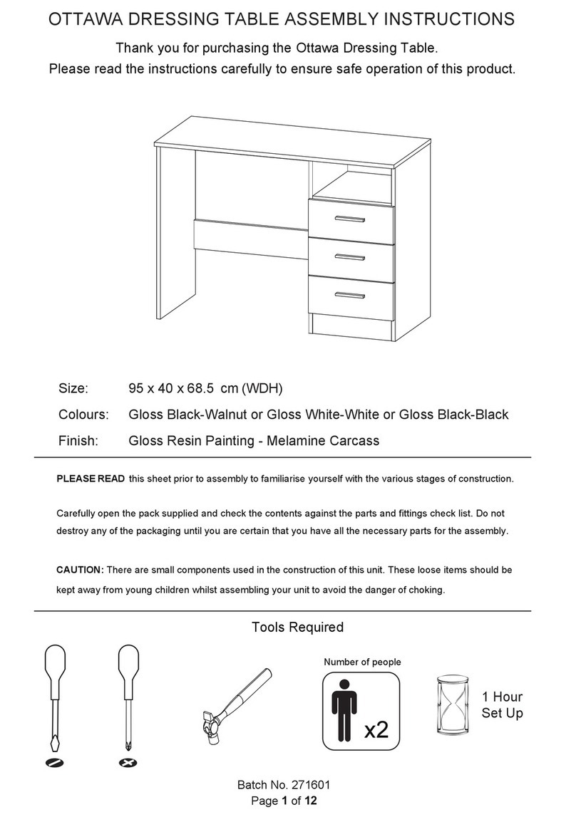 GFW OTTAWA Assembly instructions