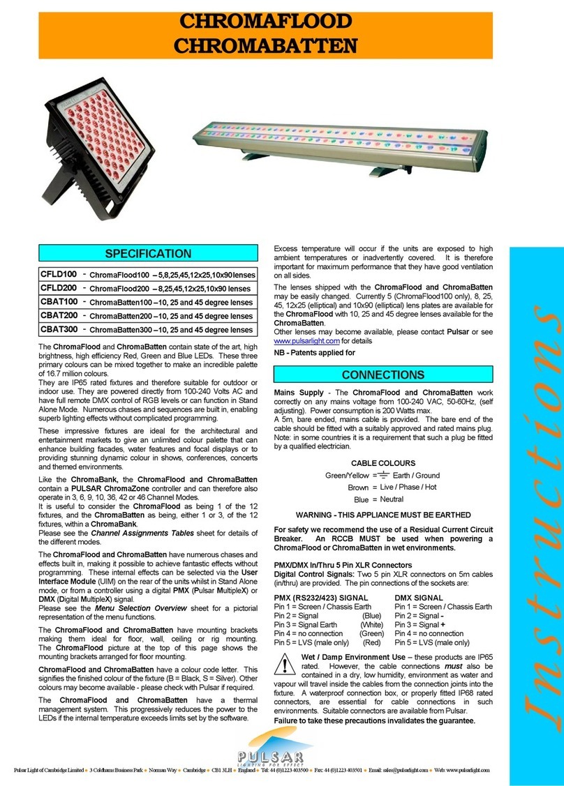 Pulsar Chromabatten Series instructions Pulsar Chromabatten Series instructions
