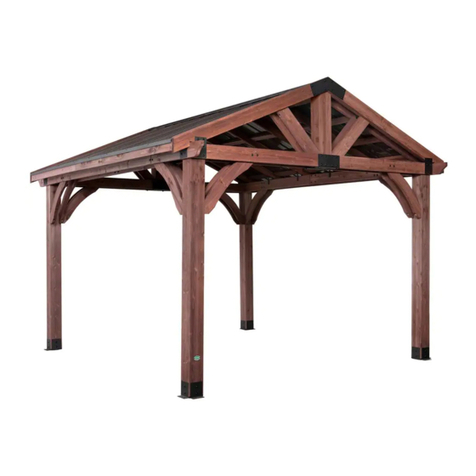 Backyard Discovery 12x10 BROOKDALE GAZEBO Owner's manual & assembly instructions