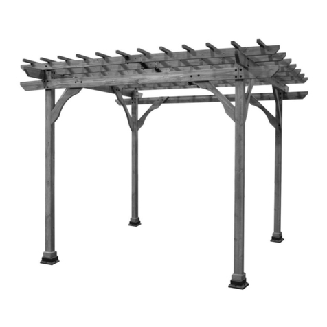 Backyard Discovery 10x10 ABILENE PERGOLA Owner's manual & assembly instructions Backyard Discovery 10x10 ABILENE PERGOLA Owner's manual & assembly instructions