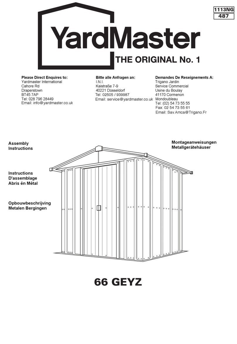 Yardmaster 66 GEYZ Assembly instructions