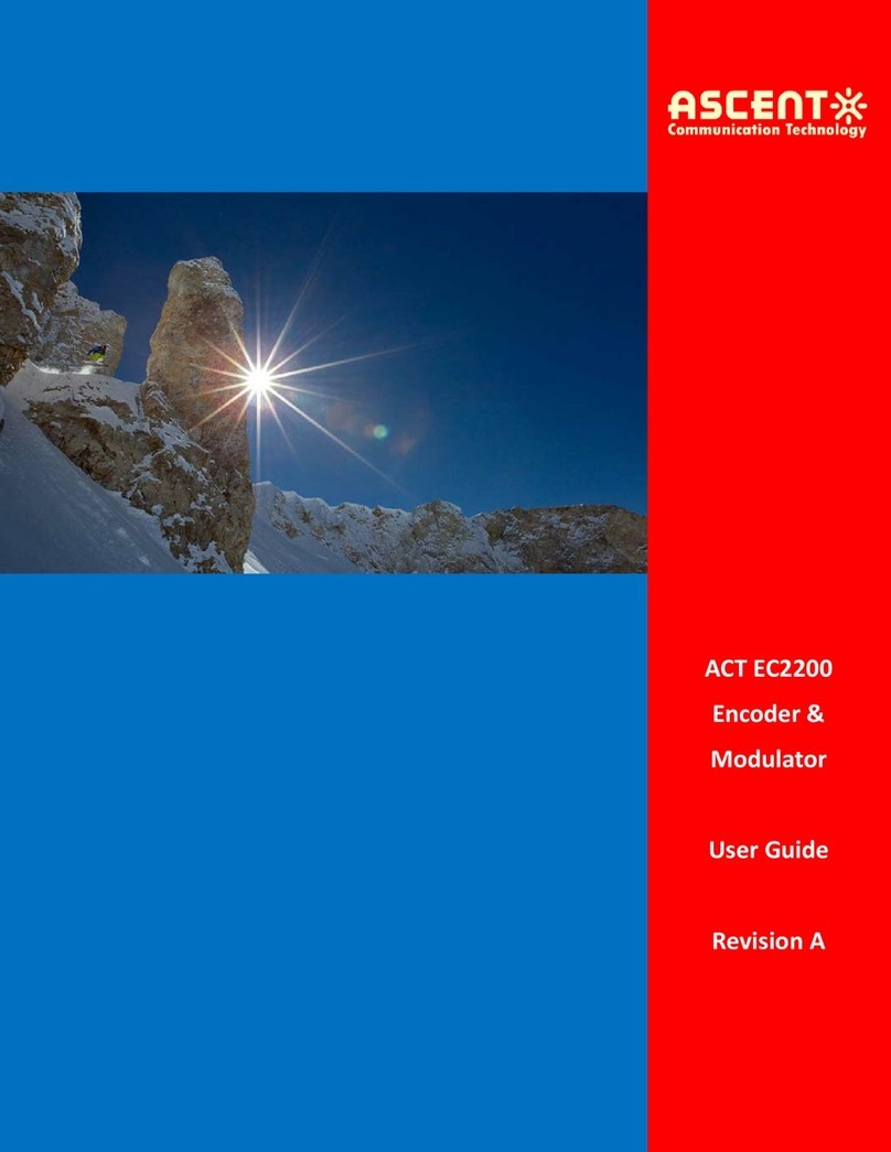 Ascent Communication Technology EC2200 user guide Ascent Communication Technology EC2200 user guide