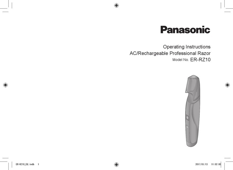 Panasonic ER-RZ10 User manual