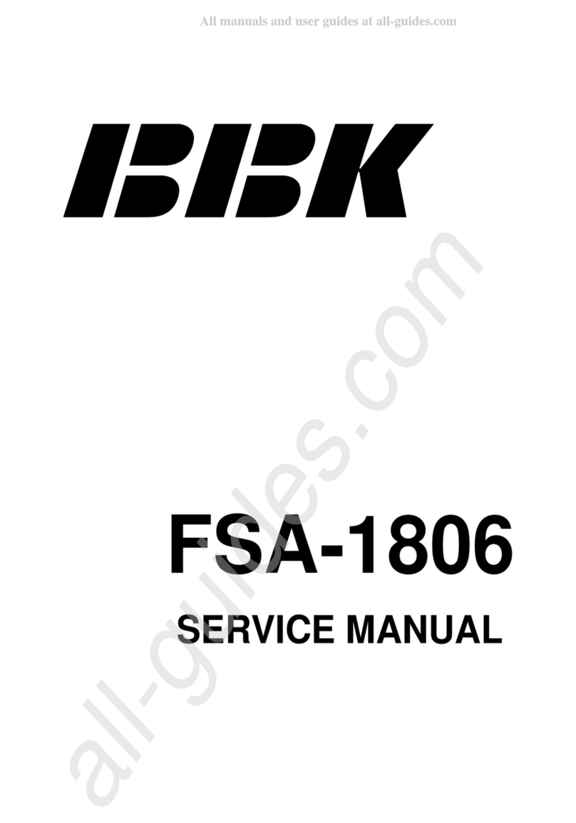 BBK FSA-1806 Service manual