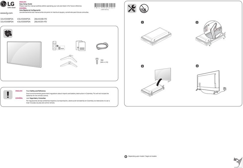 LG 43LK5000PSA User manual