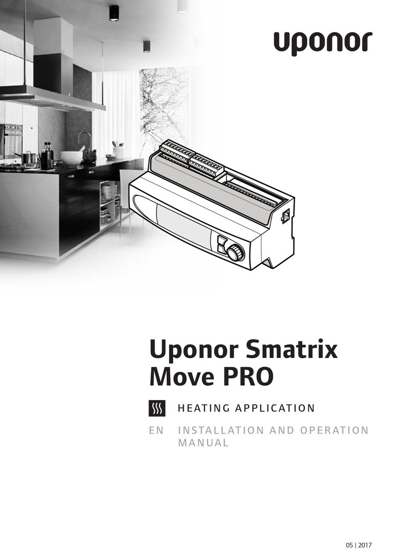 Uponor Smatrix Move PRO Installation and operation manual