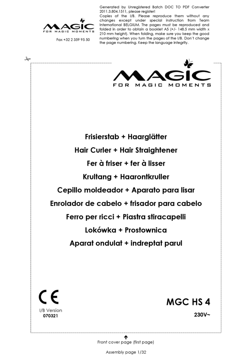 Magic MGC HS 4 manual