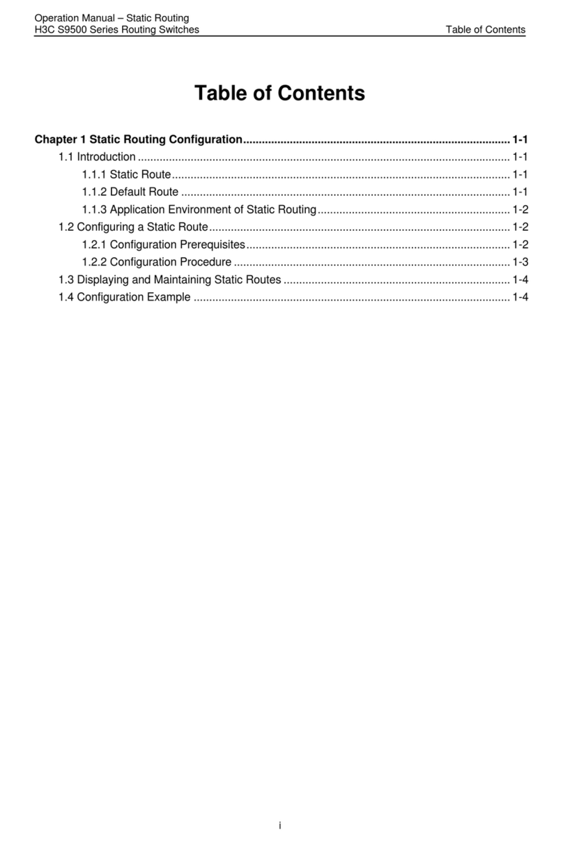 H3C S9500 Series User manual H3C S9500 Series User manual