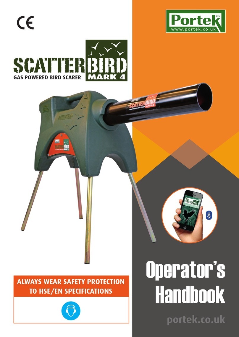 Portek ScatterBird MK4 Operator's handbook