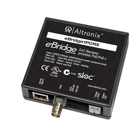 Altronix eBridge Plus Series User manual