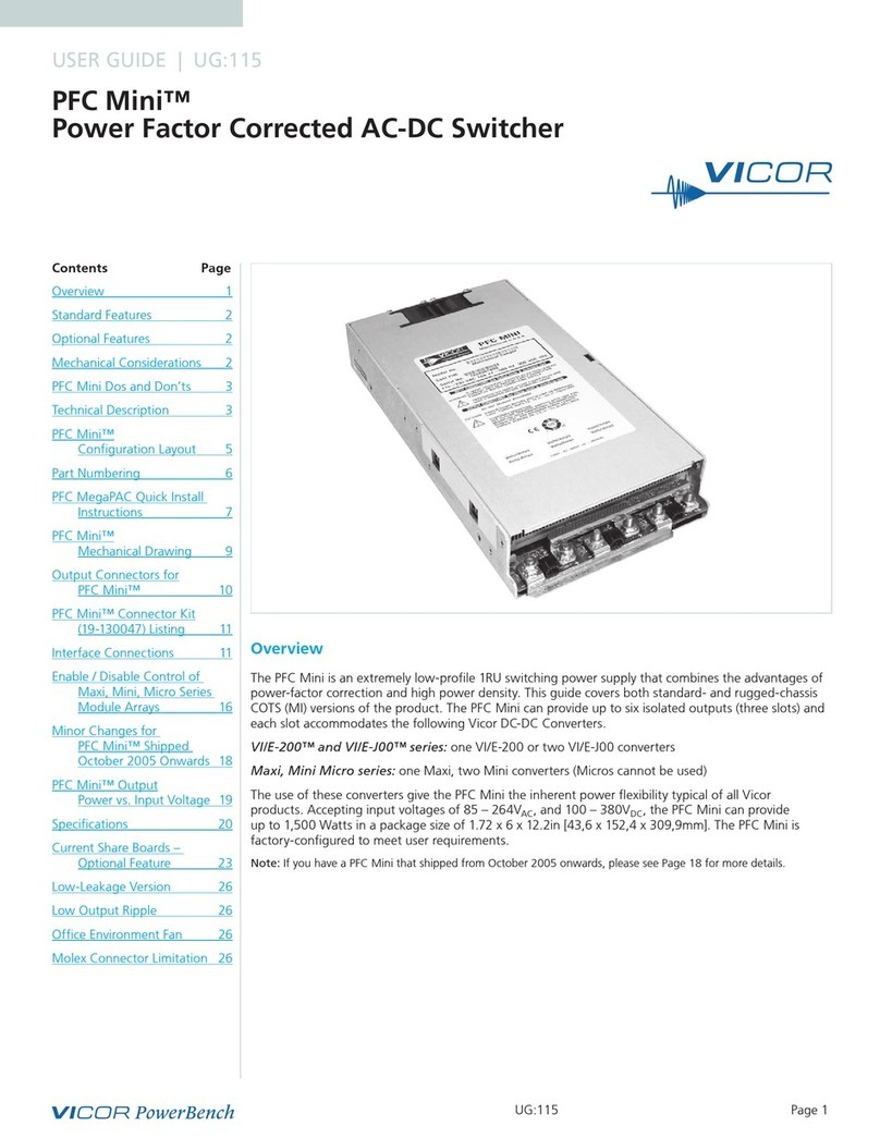 VICOR PFC Mini user guide