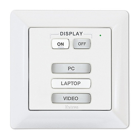 Extron electronics eBUS Button Panel EU Series User manual