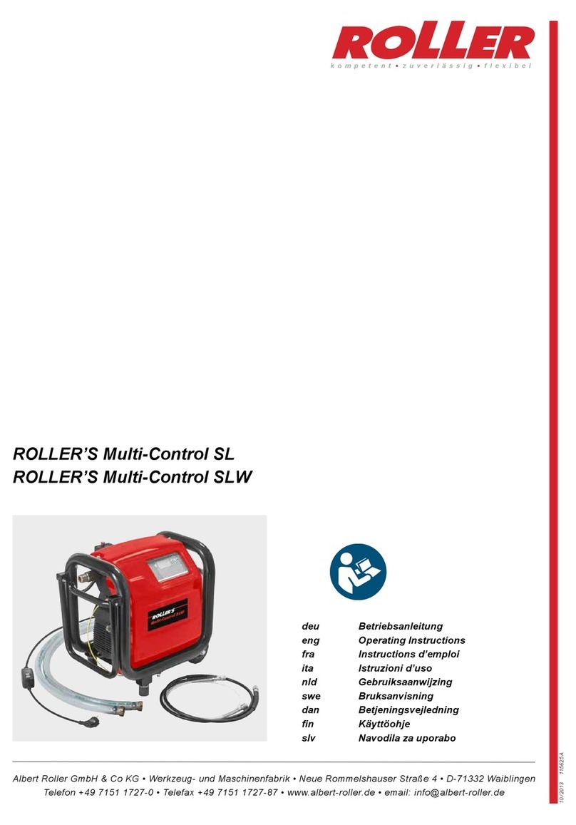 Roller Multi-Control SL operating instructions