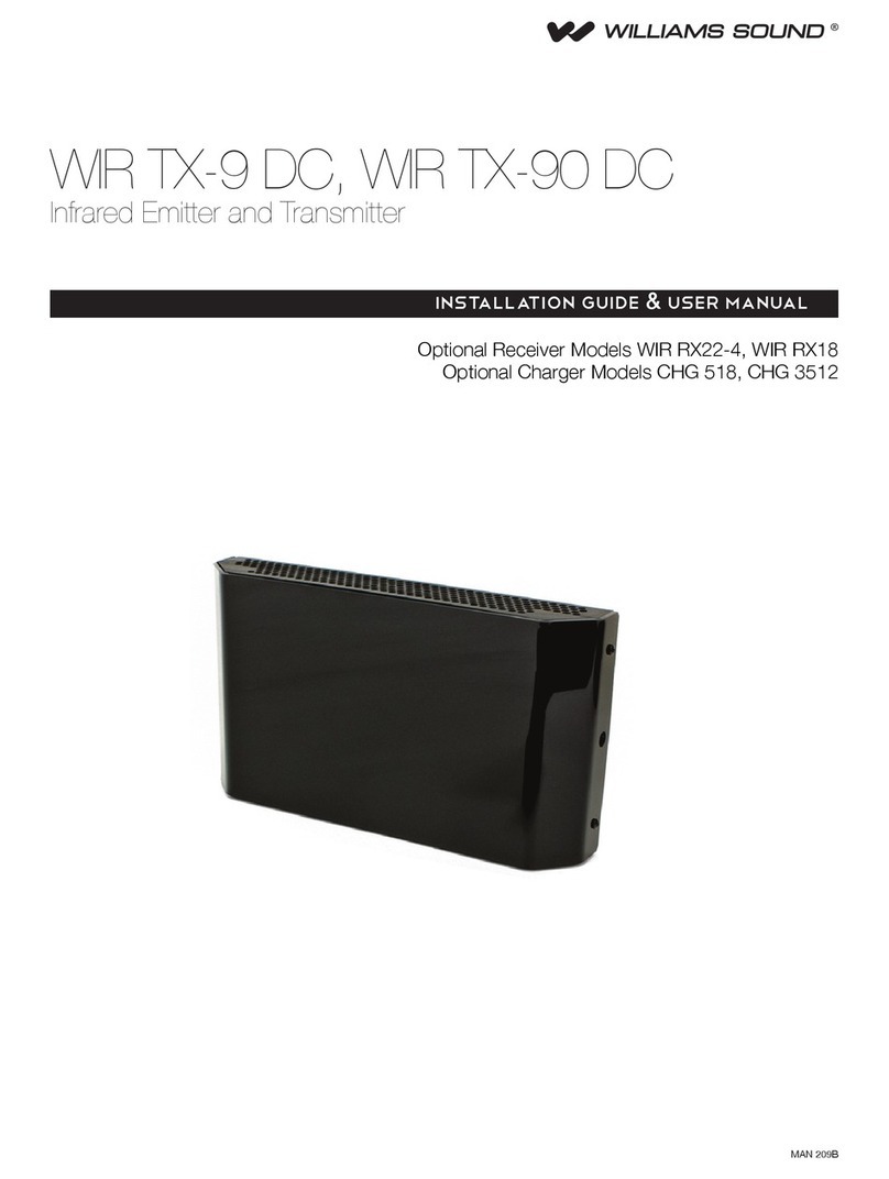 William Sound WIR TX-9 DC Troubleshooting guide