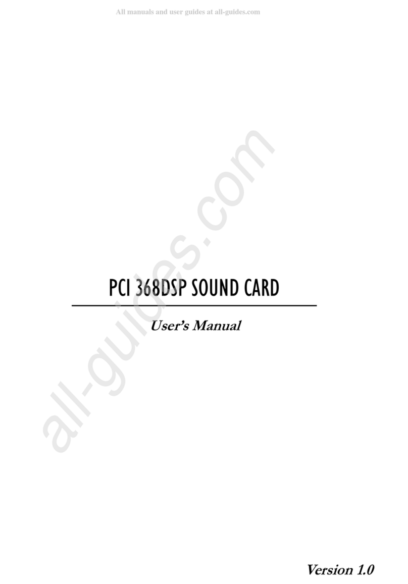 Aztech PCI368-DSP User manual