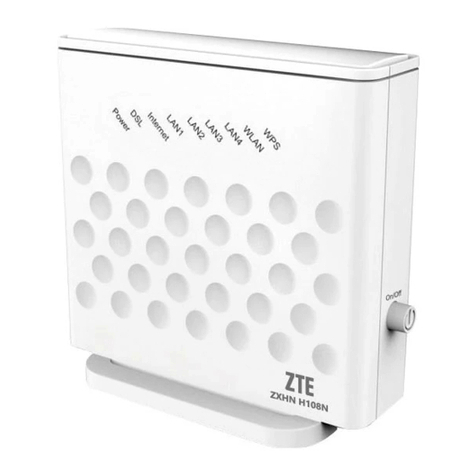 Zte ZXHN H108N User manual