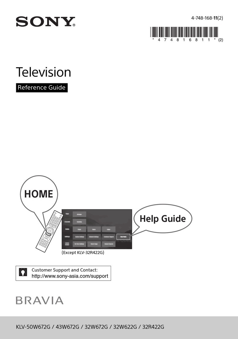 Sony BRAVIA KLV-50W672G User manual